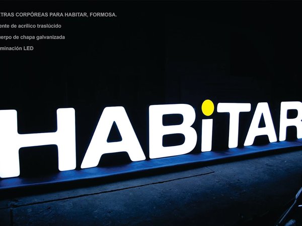 Letras de acrílico